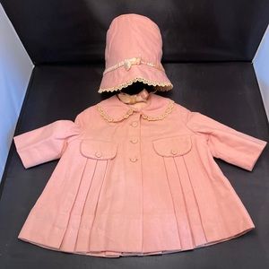 Vintage 1940’s-1950’s Children’s coat & Bonnet